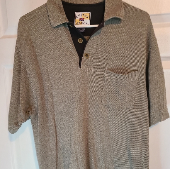 (731) Cutter & Buck Men's Classic Short Sleeve Polo Shirt,  Size: M Color: Grey - Picture 4 of 14